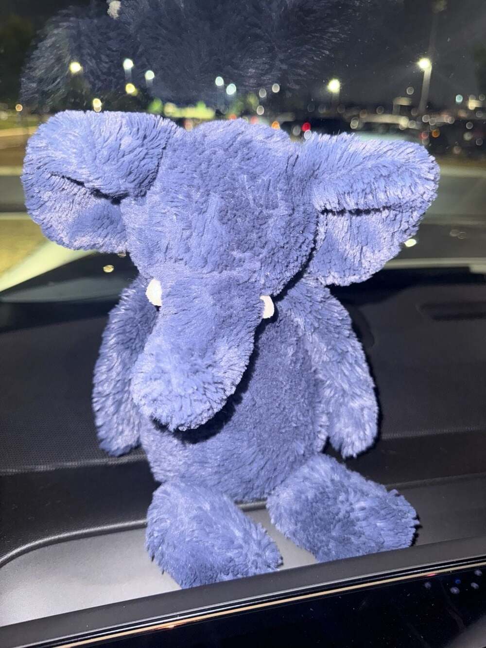 Jellycat Elephant 12” Plush Dark Navy Blue Baby Soft Lovey Stuffed Animal Toy